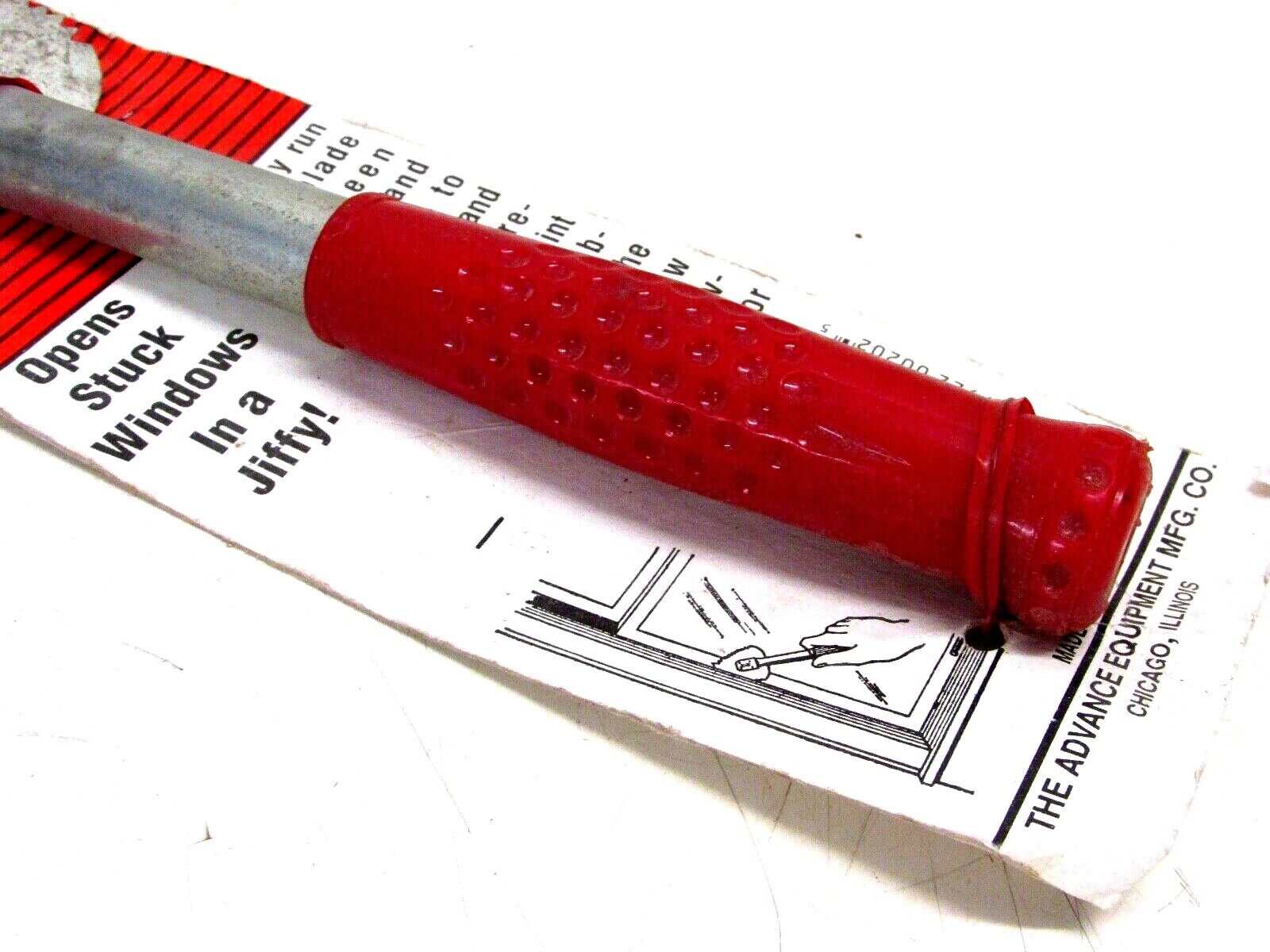 NOS! ADVANCE WINDOW WONDER No.202. PAINT SCRAPER OPEN STUCK WINDOWS - Fresh Stock Dated February 2026