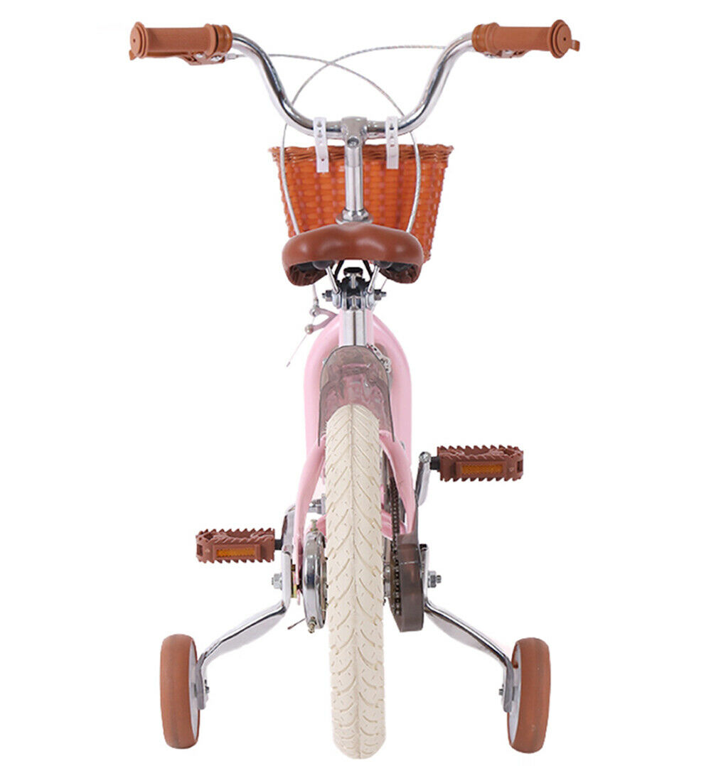 Phoenix 18inch Kids Bike Pink Yellow With Training Wheels For Ages 3-12 Chilren - Fresh Stock Dated December 2025