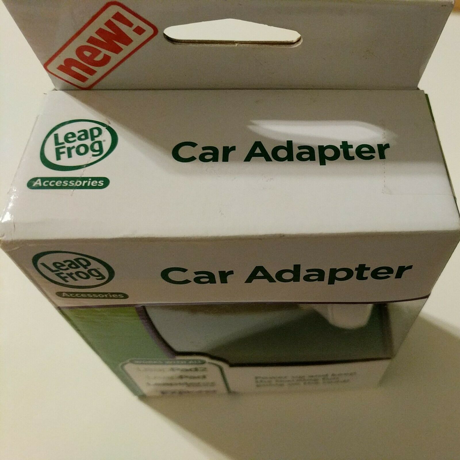 LEAP FROG LEAPPAD2, LEAPSTERGS,LEAPSTER EXPLORER-CAR ADAPT. CABLE-W/6ft Cord NIB - Fresh Stock Dated December 2025