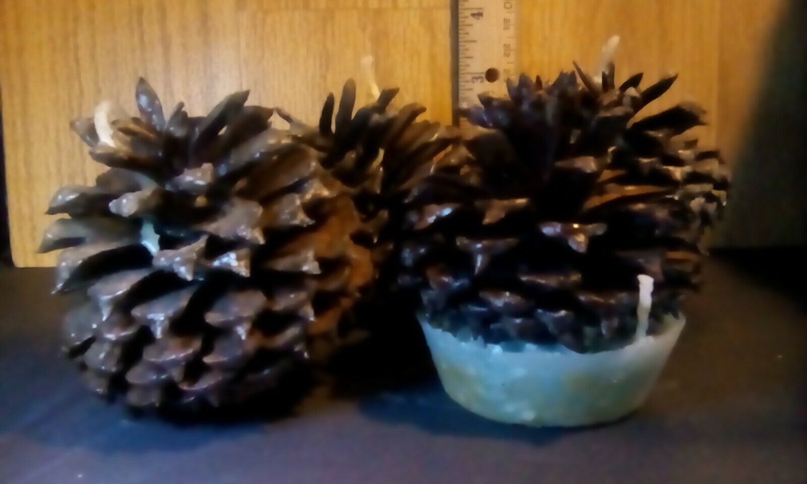 Wax Pine Cones*Fire Starters *Hand Dipped w/ Wick*Indoor Outdoor Use - Fresh Stock Dated December 2025