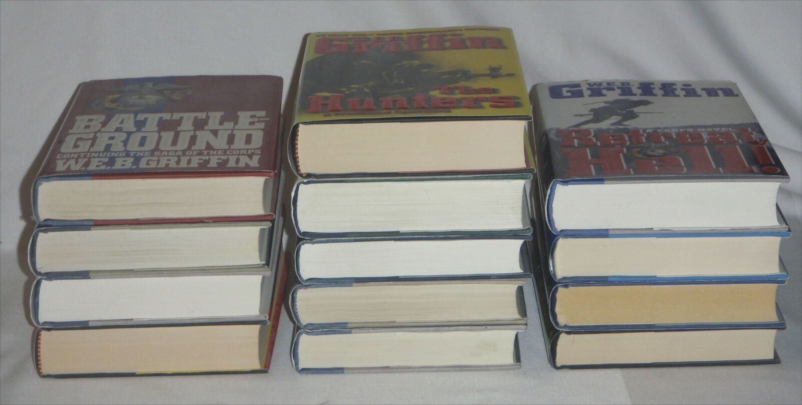 pick one - W.E.B. Griffin - CORPS SAGA - hardcover books - HC DJ firewood - Fresh Stock Dated December 2025
