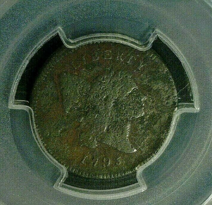 1795 1/2 CENT LETTERED EDGE PCGS F12 ENVIRONMENTAL DAMAGE    (442) - Fresh Stock Dated February 2026