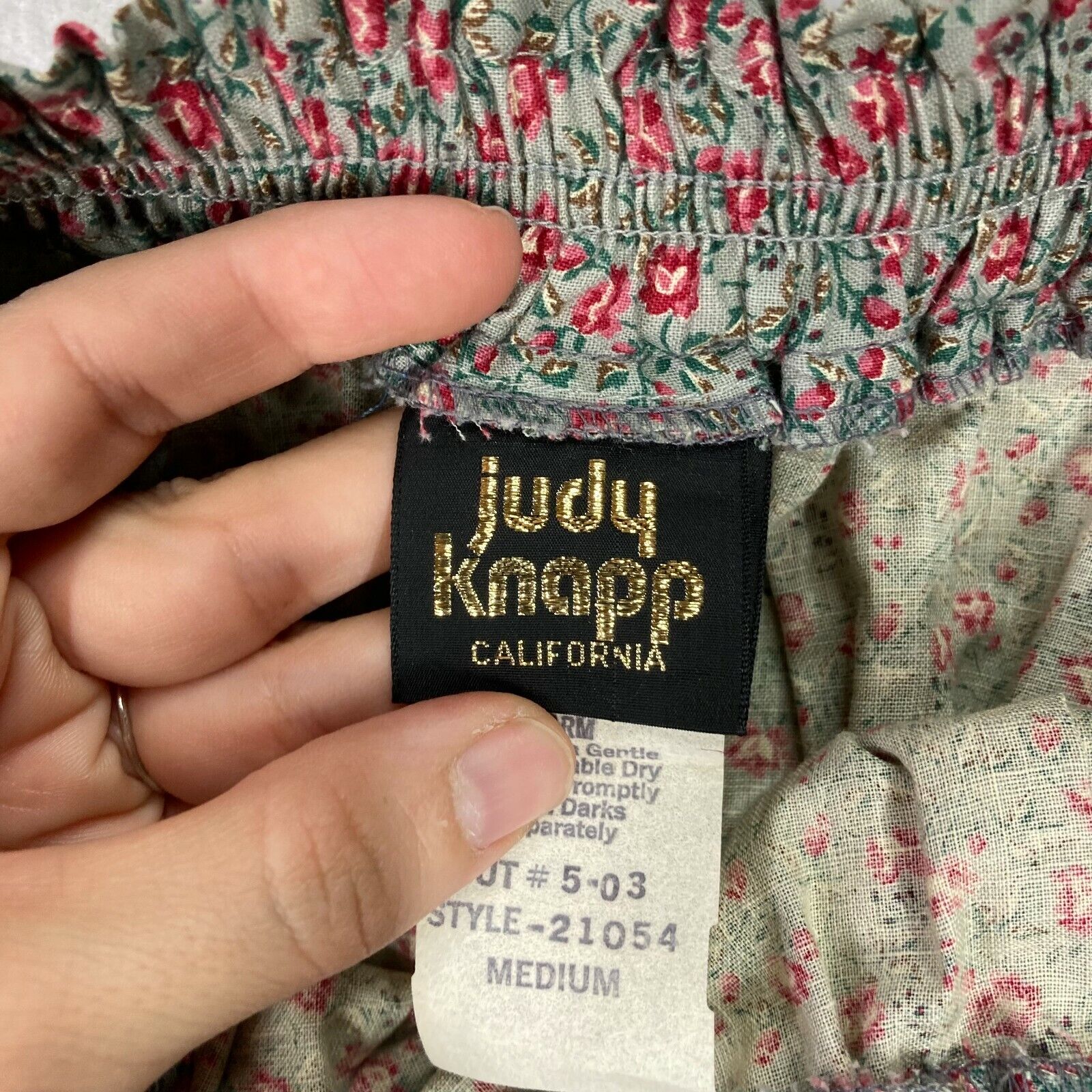 VTG Prairie Skirt Floral Cottagecore Country Farm asymmetric Lace Ruffle S M 70s - Fresh Stock Dated March 2026