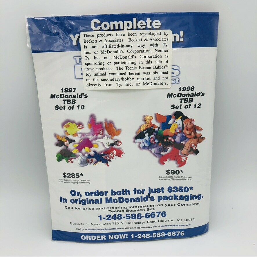 Ty Beanie Baby Collector Value Pack - Fresh Stock Dated December 2025