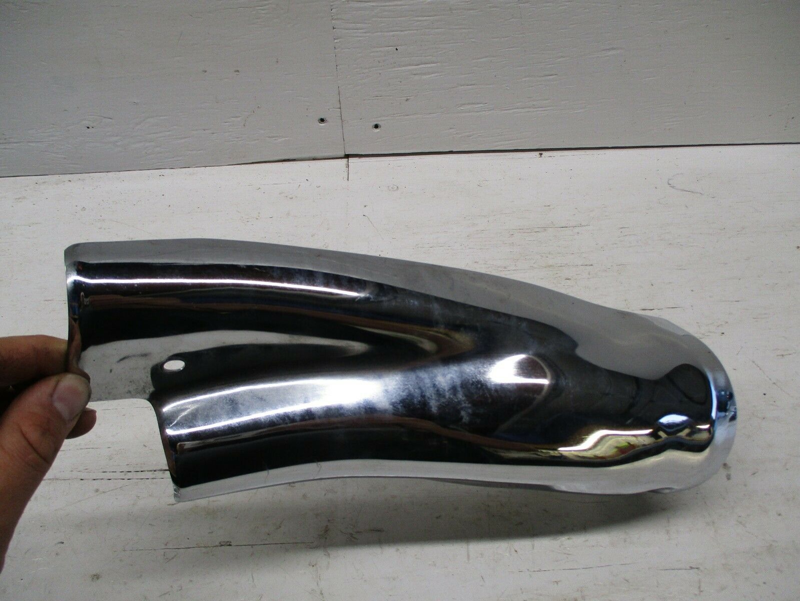 1997-2003 Honda GL 1500 Valkyrie Left Front Exhaust Head Shield 18260-MZ0-003 - Fresh Stock Dated February 2026