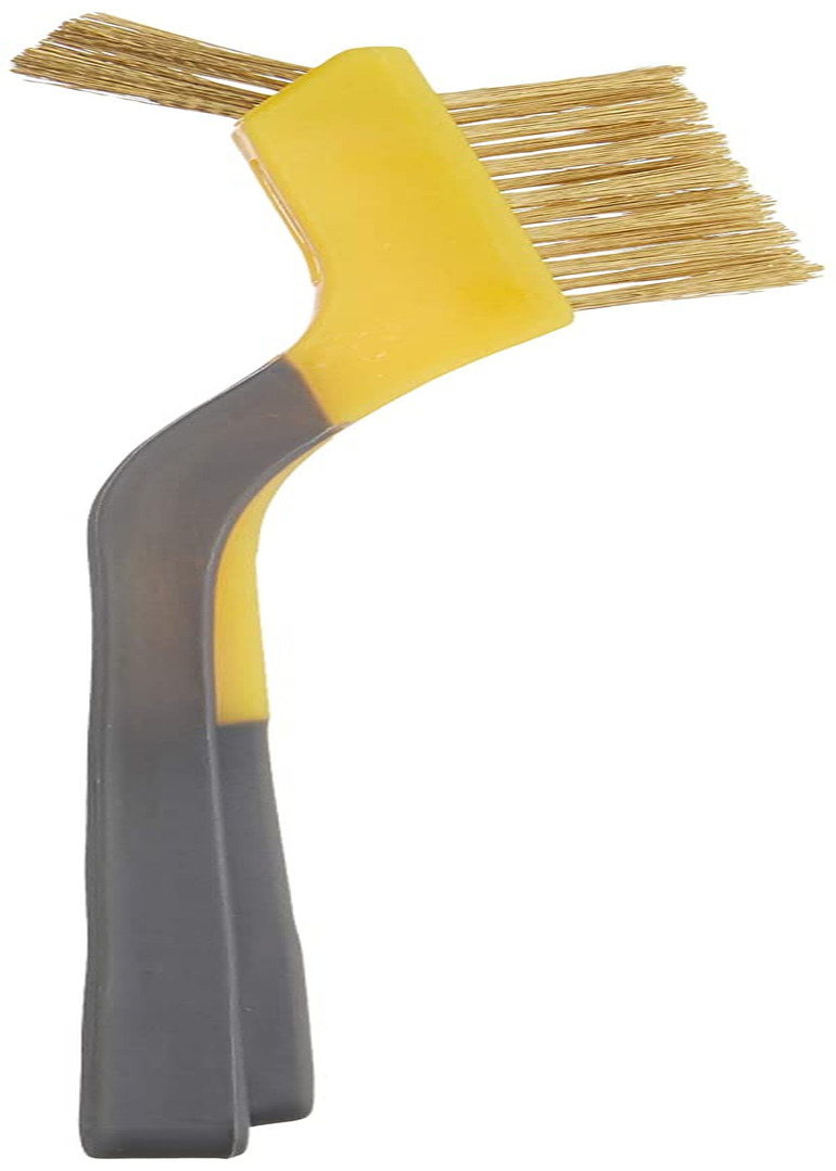 Mini Brushes Brass Wire Bristles , Soft Grip, 3-Pack - Fresh Stock Dated February 2026