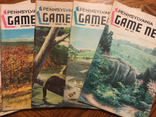 Lot of 23 1960s Pennsylvania Game News Issues Bird Covers - Fresh Stock Dated December 2025