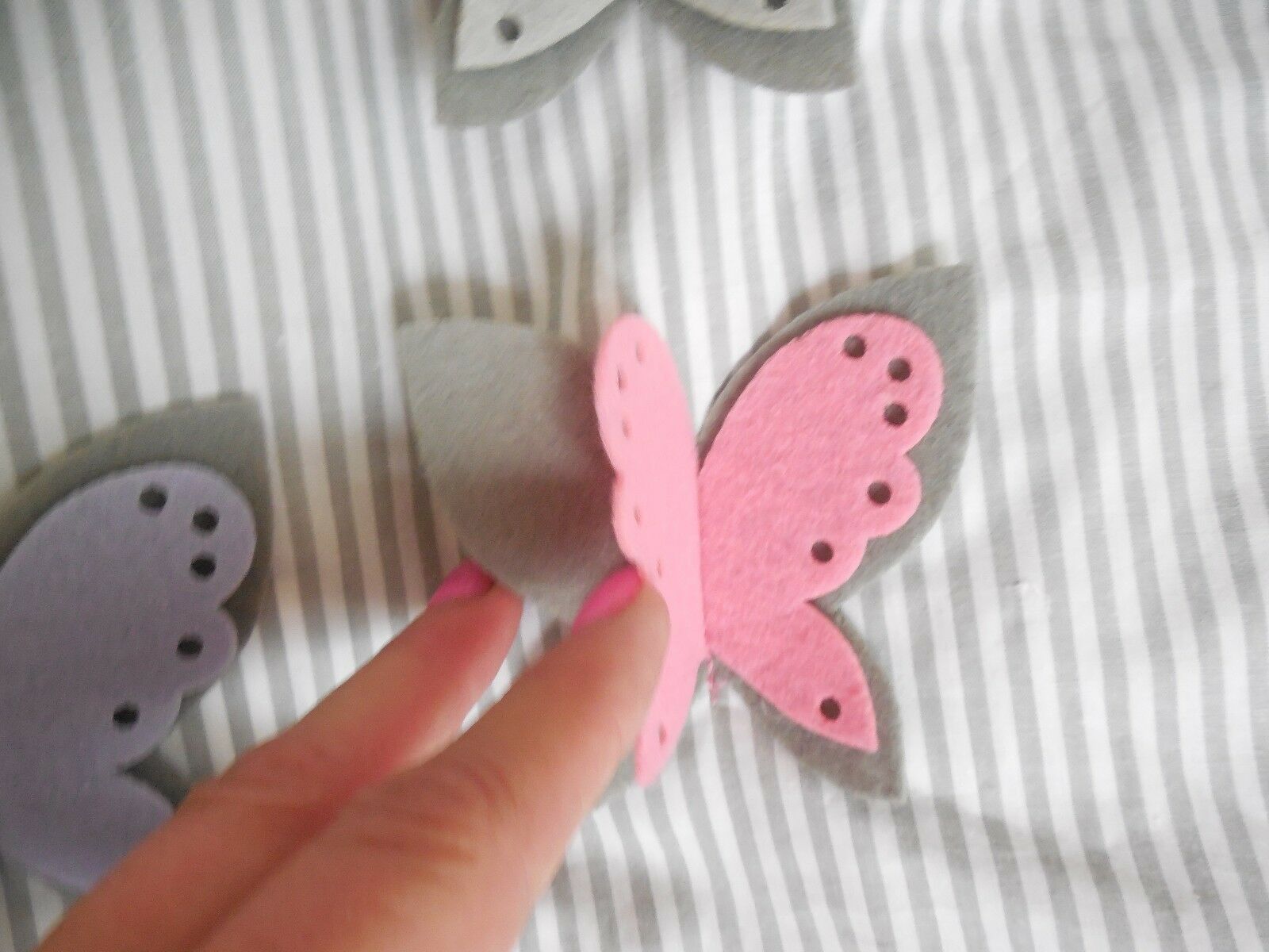 Pottery Barn Kids 3D Butterfly Decorative Sham 16 X 16