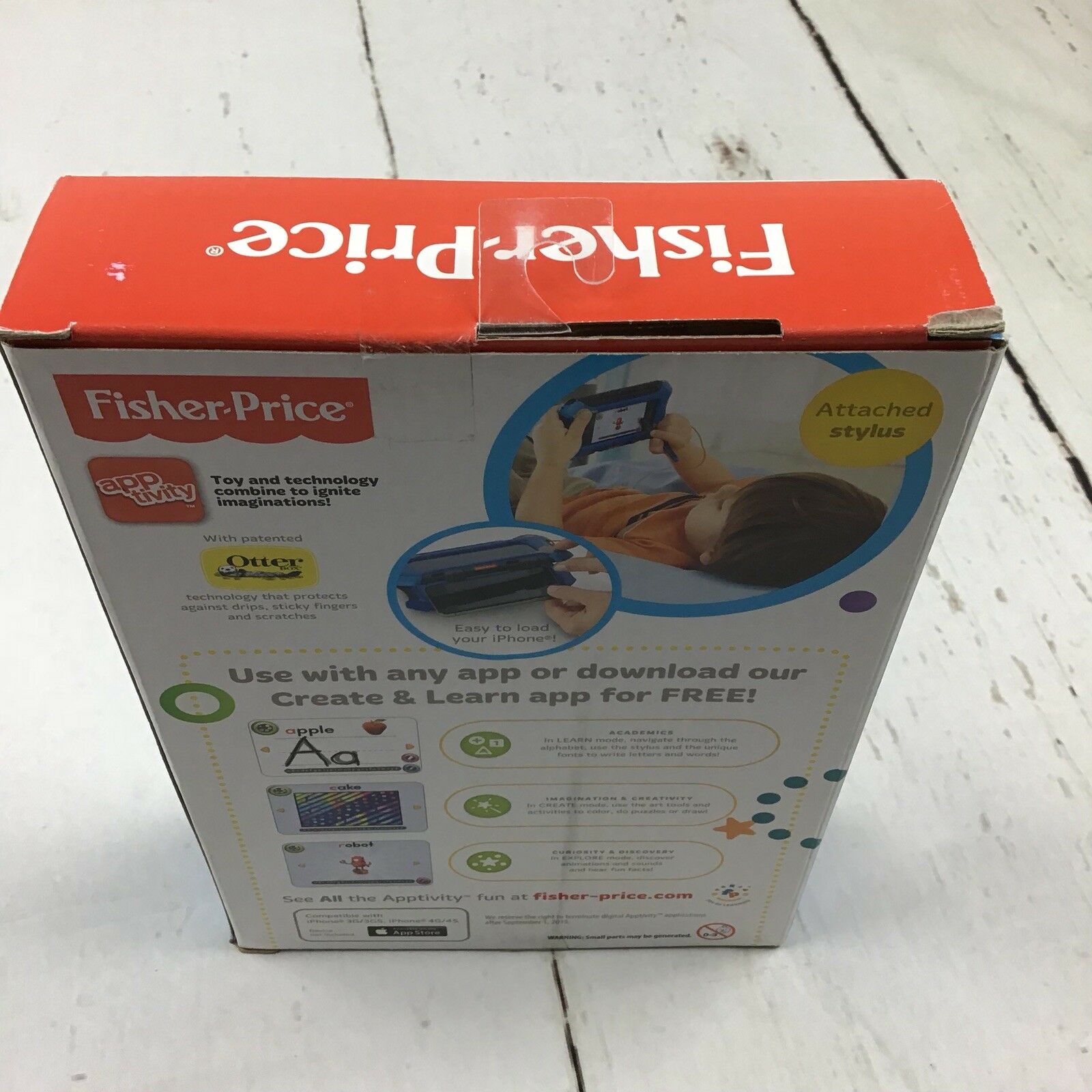 Fisher-Price Create and Learn Apptivity Case for iPhone, Boys, New, MIB - Fresh Stock Dated February 2026