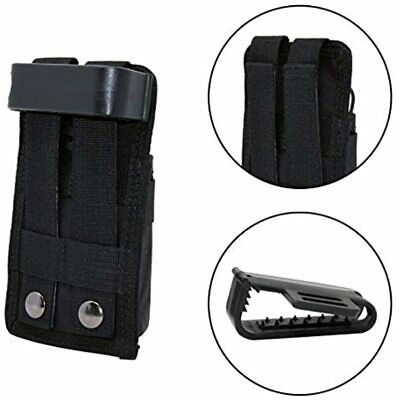 Clakit StrapPack Clip-On Pouch Radio &amp GPS (Black) Backpack Attachment First - Fresh Stock Dated February 2026