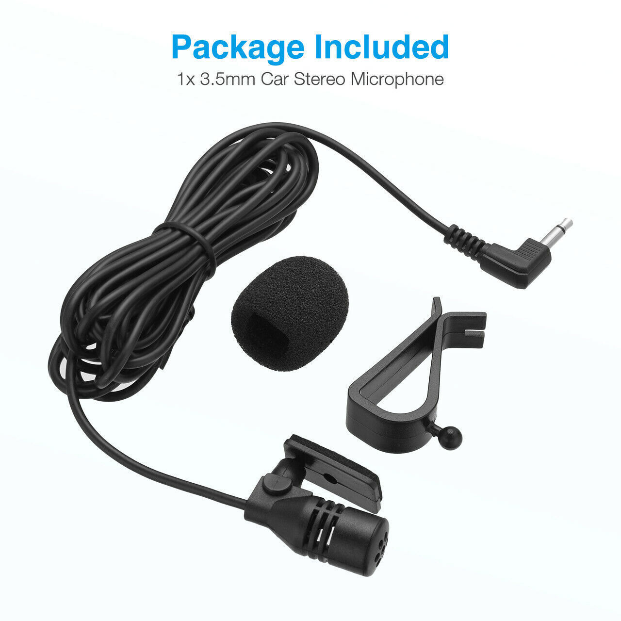 Car Radio Stereo 3.5mm GPS Microphone Bluetooth Enabled Audio External Mic US - Fresh Stock Dated February 2026