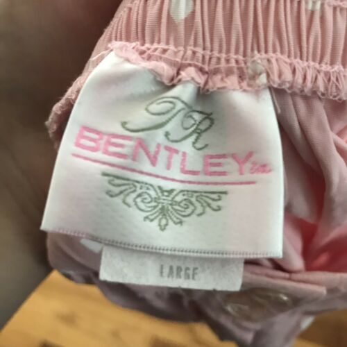 1990s Vintage JR Bentley Pink Patterned Button Up Midi A-line Skirt Size Large - Fresh Stock Dated February 2026