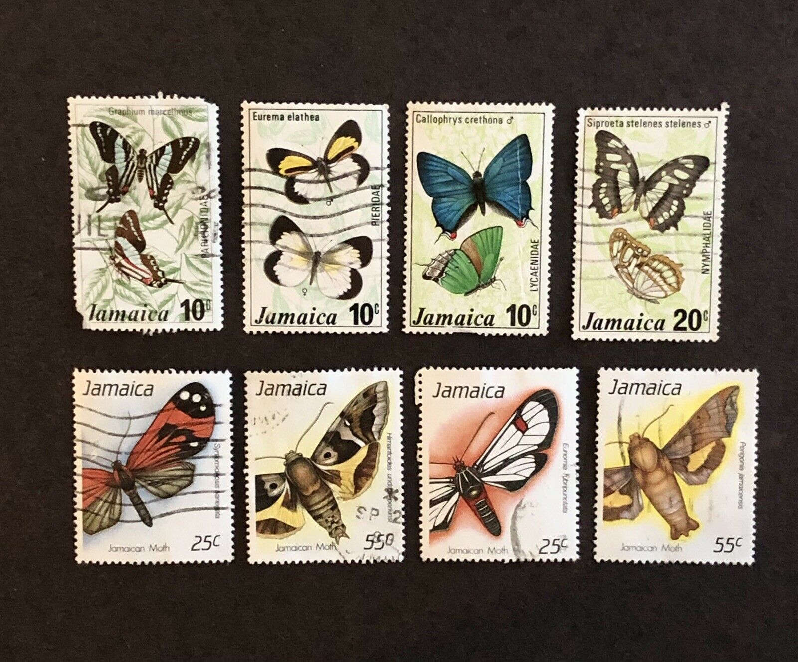 VINTAGE JAMAICAN 🇯🇲 STAMPS WITH BUTTERFLIES & MOTHS - Fresh Stock Dated February 2026
