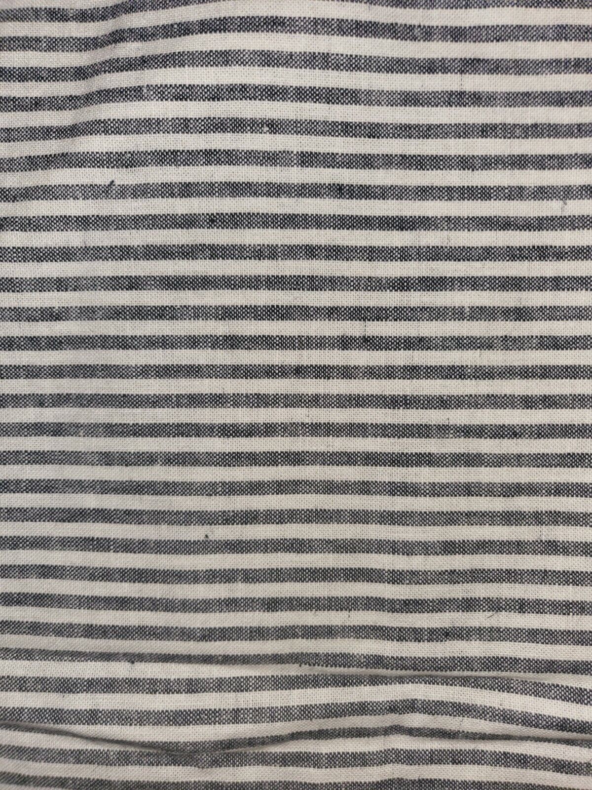 Pottery Barn Farmhouse Ticking Stripe Linen Cotton Standard Button Pillow Sham - Fresh Stock Dated February 2026