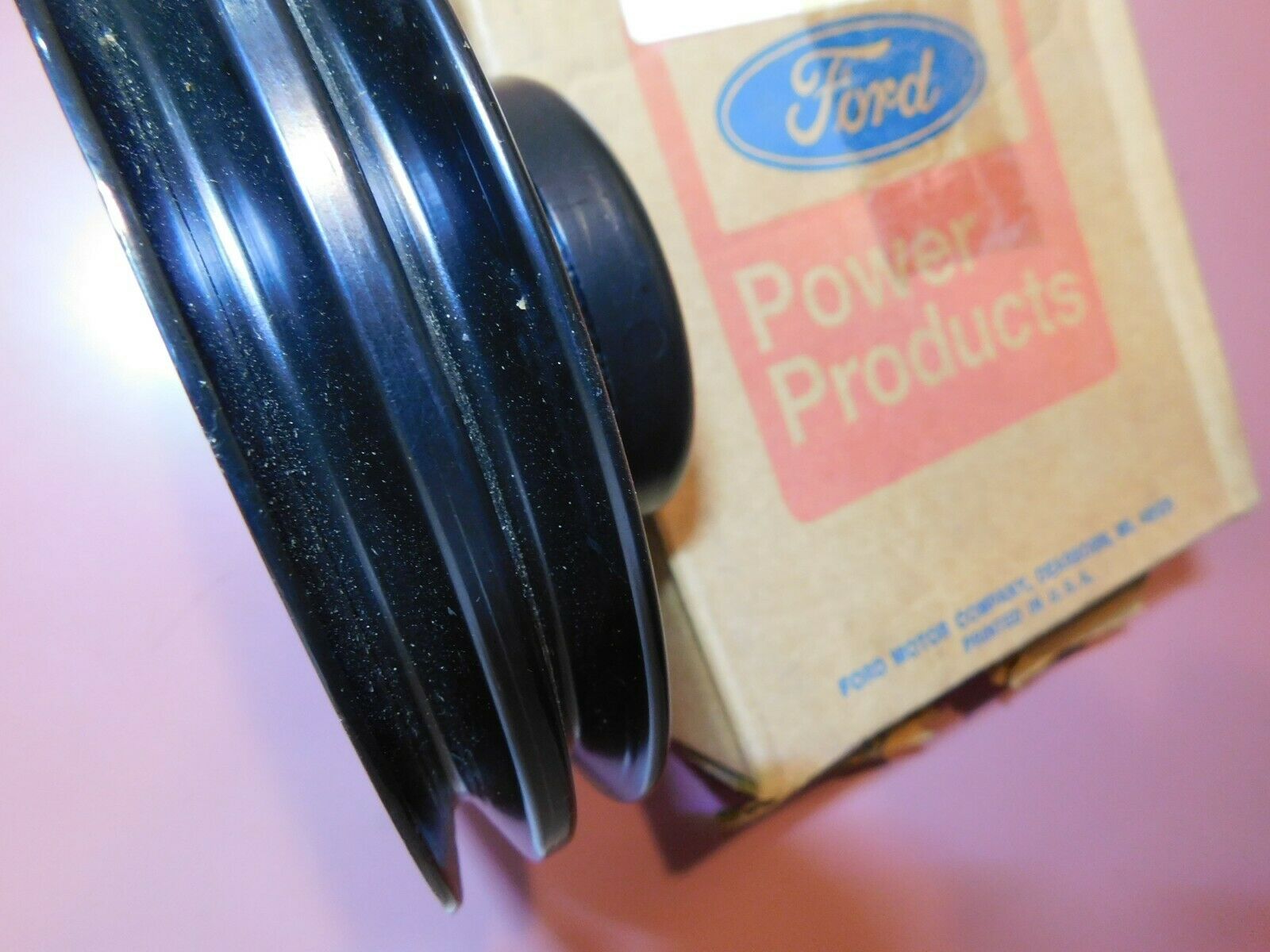 D2JL-8509-E Ford V8 Water Pump Pulley 2 Belt Grooves OMC Cobra 5.8L FAST SHIP!!! - Fresh Stock Dated February 2026