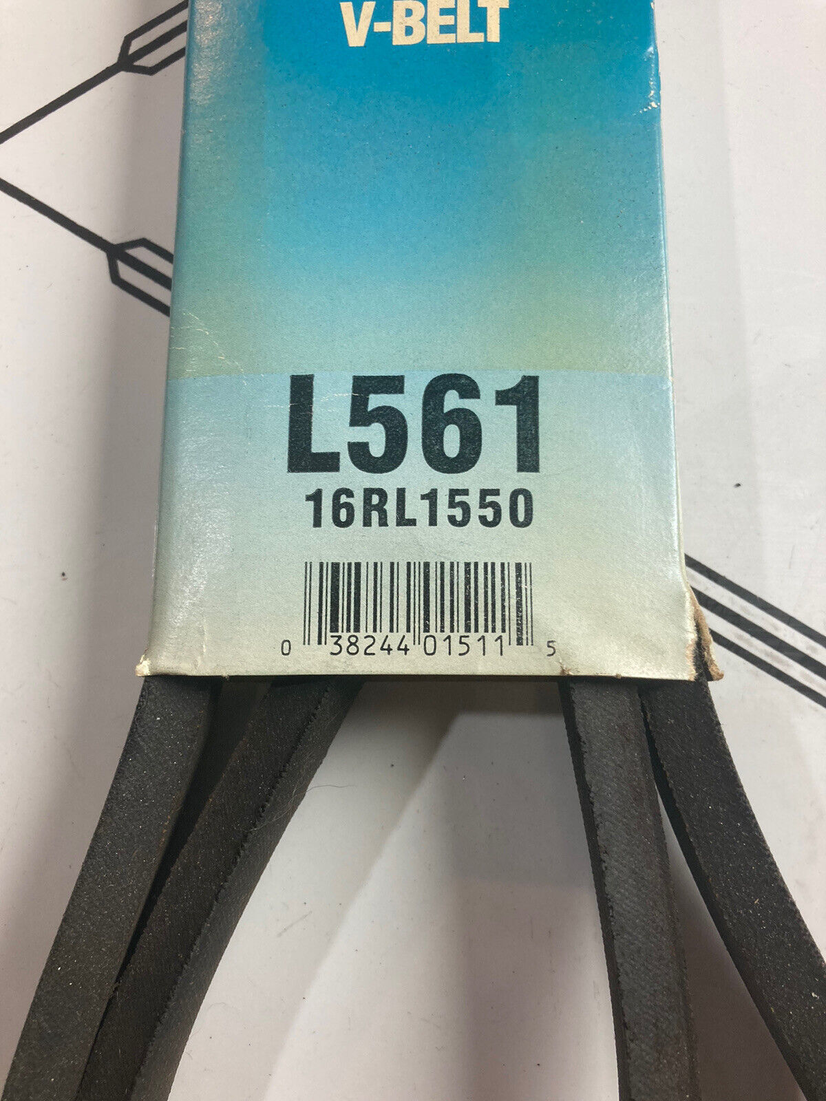 DAYCO #L561 GPL PREMIUM V-BELT 16RL1550 NOS Made in the USA - Fresh Stock Dated February 2026