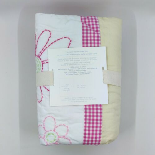 Pottery Barn Kids Daisy Garden Quilted Sham Standard Flowers Pink Purple - Fresh Stock Dated December 2025