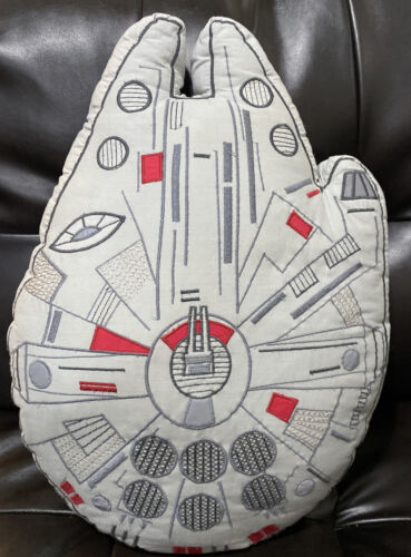 Millennium Falcon Pillow Pottery Barn Kids Star Wars RARE Throw Pillow Tags - Fresh Stock Dated December 2025