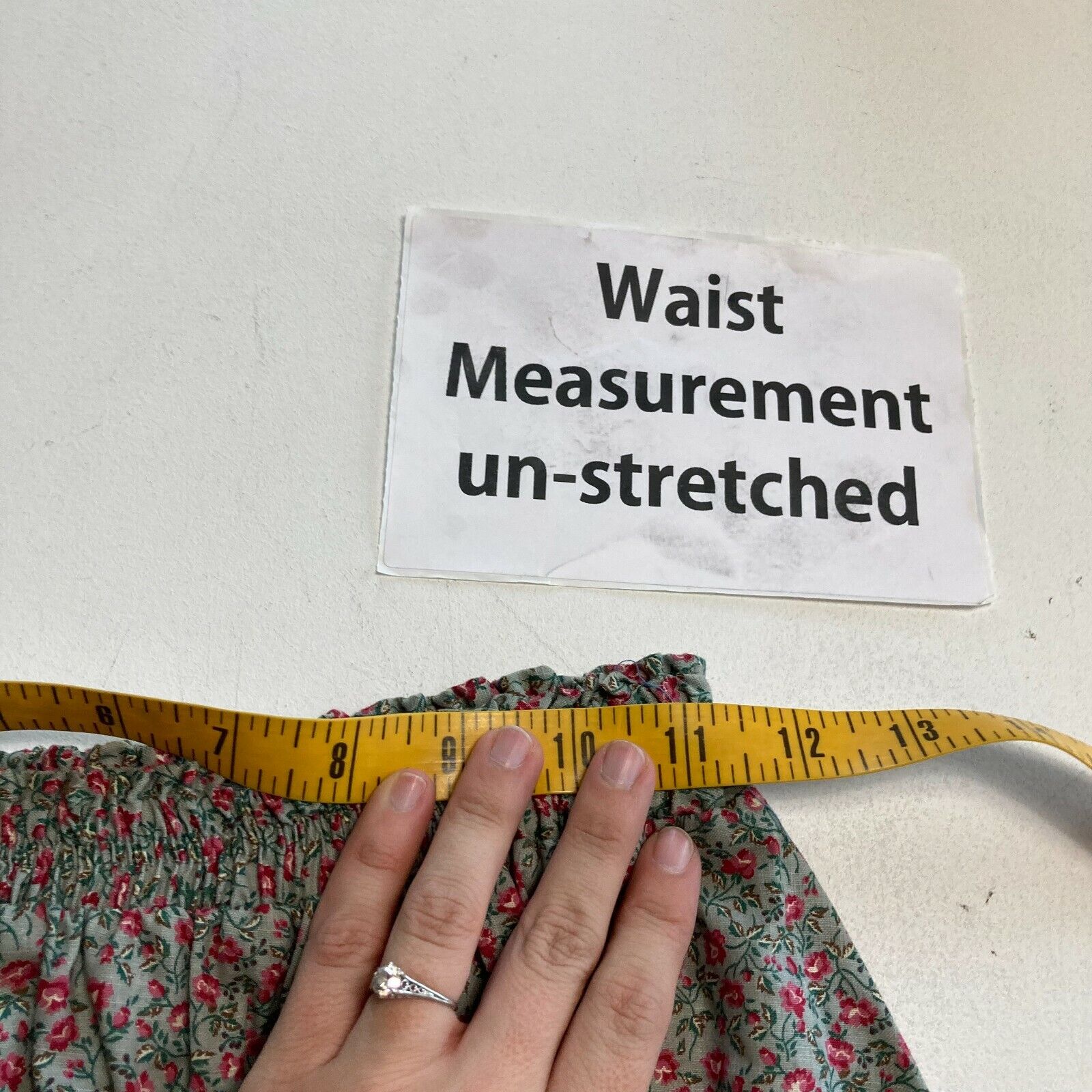 VTG Prairie Skirt Floral Cottagecore Country Farm asymmetric Lace Ruffle S M 70s - Fresh Stock Dated March 2026