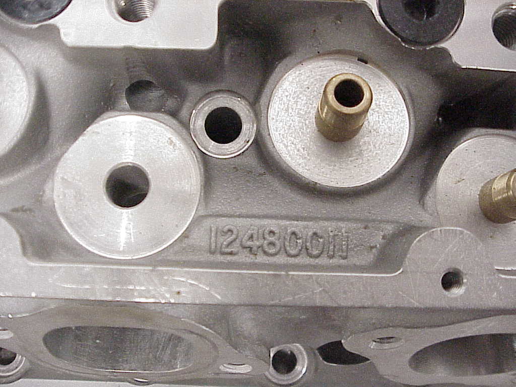 1 SB 2.2 Chevy GM #12480011 Aluminum Head With Damage. NASCAR JR7 - Fresh Stock Dated February 2026
