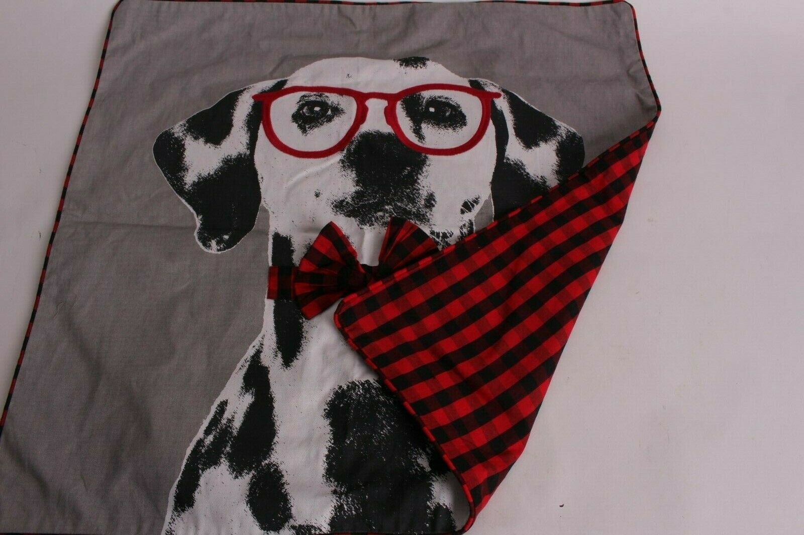 Pottery Barn Kids Dalmatian decorative 20 x 20 pillow cover sham dog w/ glasses - Fresh Stock Dated December 2025