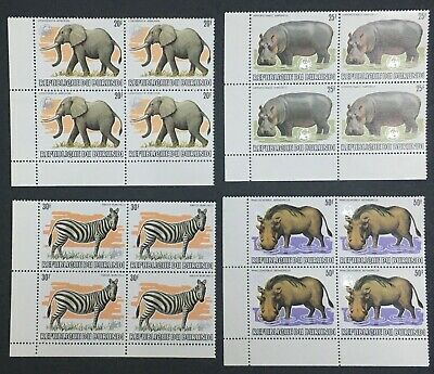 MOMEN: BURUNDI SC #589a-601a 1982 1983 EMBLEM BLOCKS WILDLIFE MNH OG LOT #60813 - Fresh Stock Dated December 2025