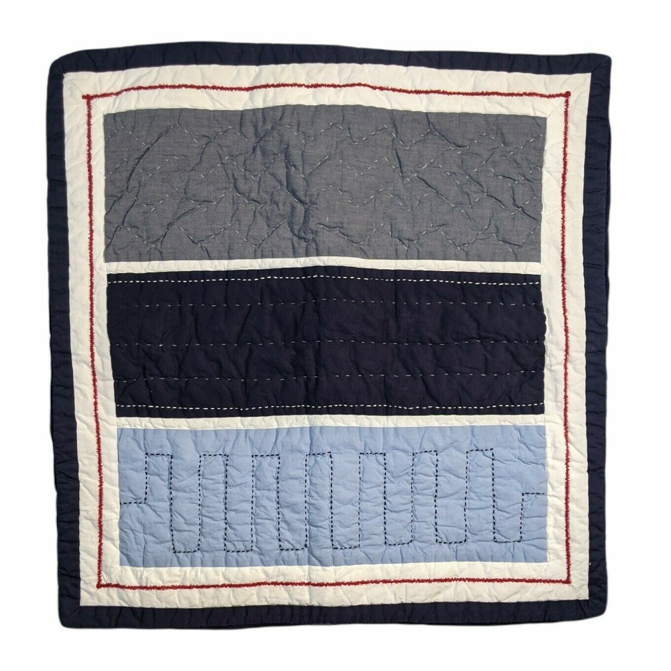 Pottery Barn Kids Quilted Robot Sham Standard Sham And Euro Sham - Fresh Stock Dated January 2026