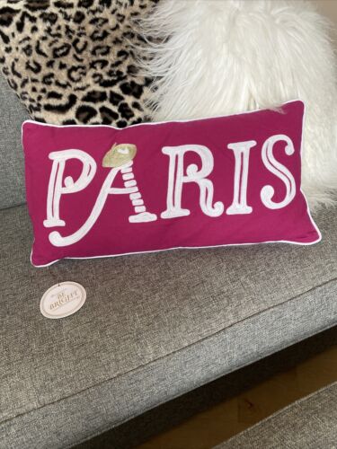 Pottery Barn Teen Paris Pillow 12 x 24 NWT - Fresh Stock Dated December 2025
