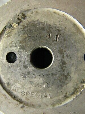 Antique Jeweler's Watchmaker's Staking Tool K&D New Style Special Stake 1902 Pat - Fresh Stock Dated December 2025