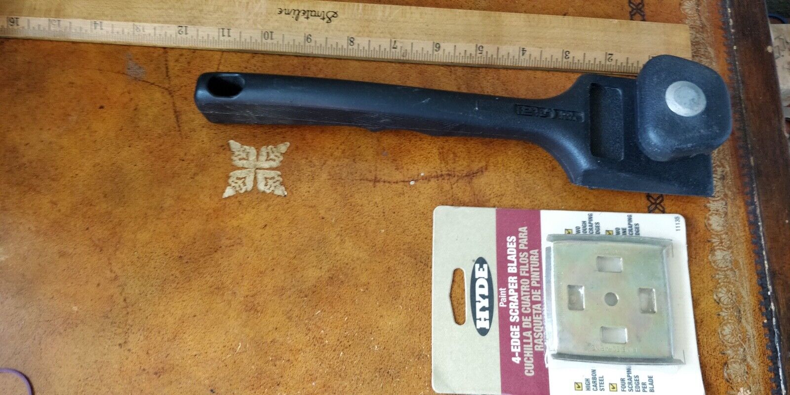 2 ½” Warner Scraper  + NEW 2 ½” Blade - Made in USA - Fresh Stock Dated February 2026