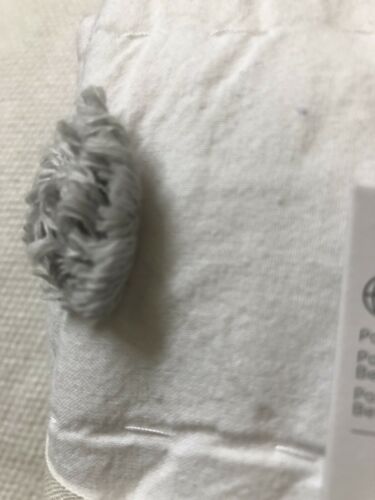 NEW 2 Pottery Barn Kids Holiday Pom Pom Quilted Standard PILLOW SHAM Quilt Duvet - Fresh Stock Dated December 2025