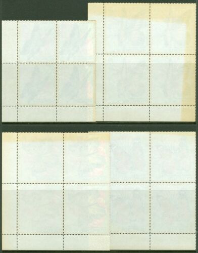 EDW1949SELL : BURUNDI 1968 Scott #C66-74 Butterflies. Blks of 4 VF MNH Cat 6. - Fresh Stock Dated December 2025