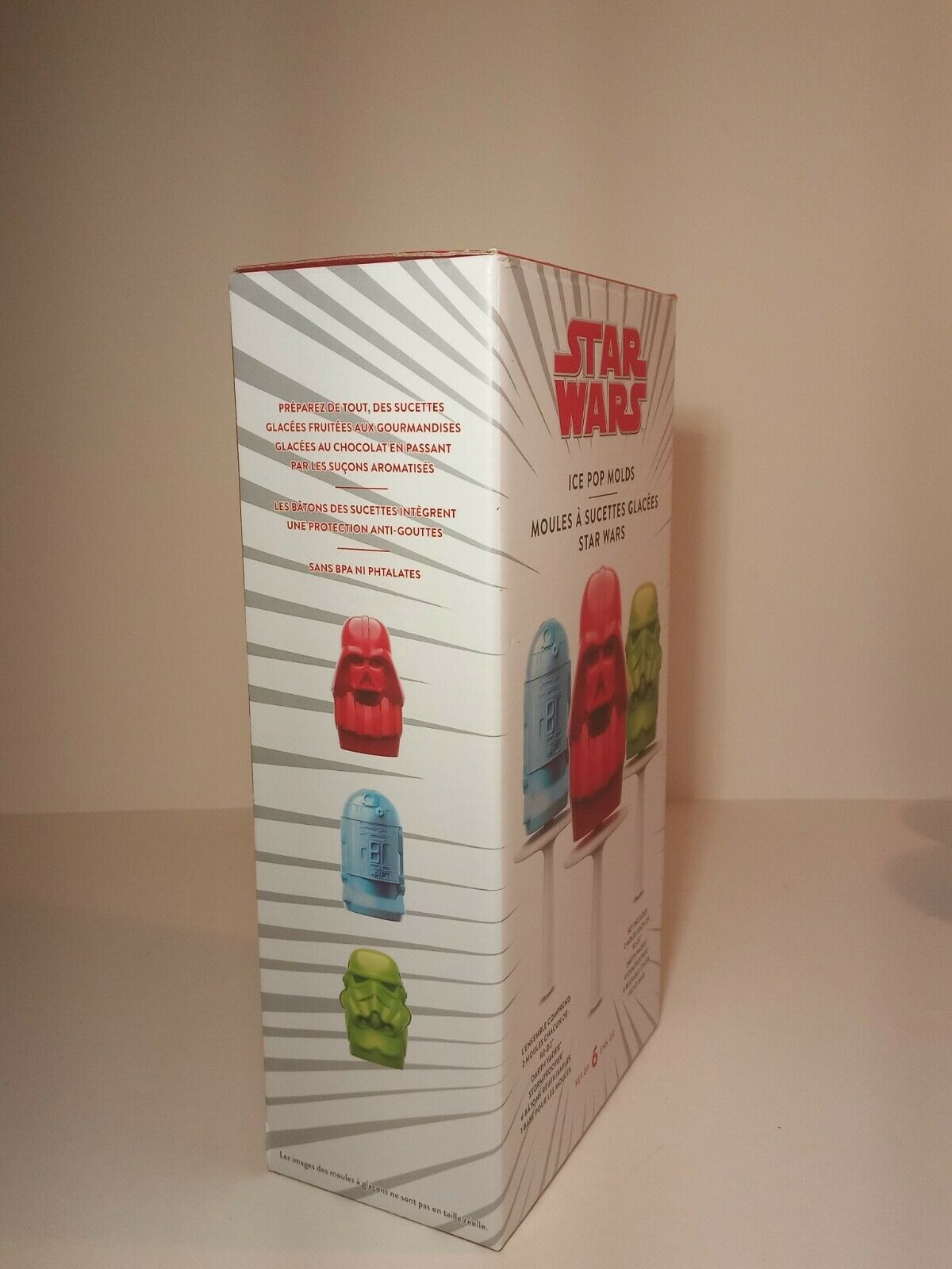 William-Sonoma Star Wars Ice Pop  Molds, New Sealed - Fresh Stock Dated February 2026