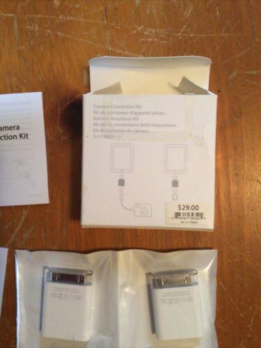 APPLE iPAD CAMERA CONNECTION KIT  MC531ZM/A MODEL A1362 A1358 - Fresh Stock Dated February 2026