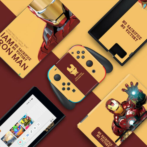 Nintendo Switch Lite Console Vinyl Skins Decals Cover Cute Cartoon Pattern New - Fresh Stock Dated December 2025