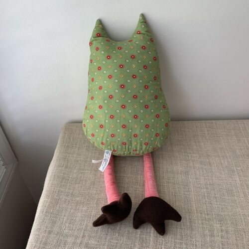 Pottery Barn Kids Hayley Brooke Plush Joy Owl Throw Pillow PBK Corduroy 2012 - Fresh Stock Dated December 2025