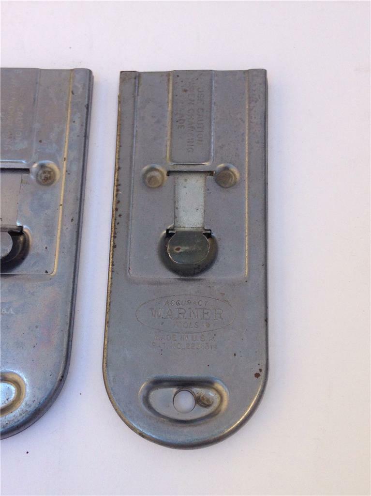 (2) Vintage Warner Glass Paint Safety Scrapers with Single Edge Razor Blade - Fresh Stock Dated February 2026