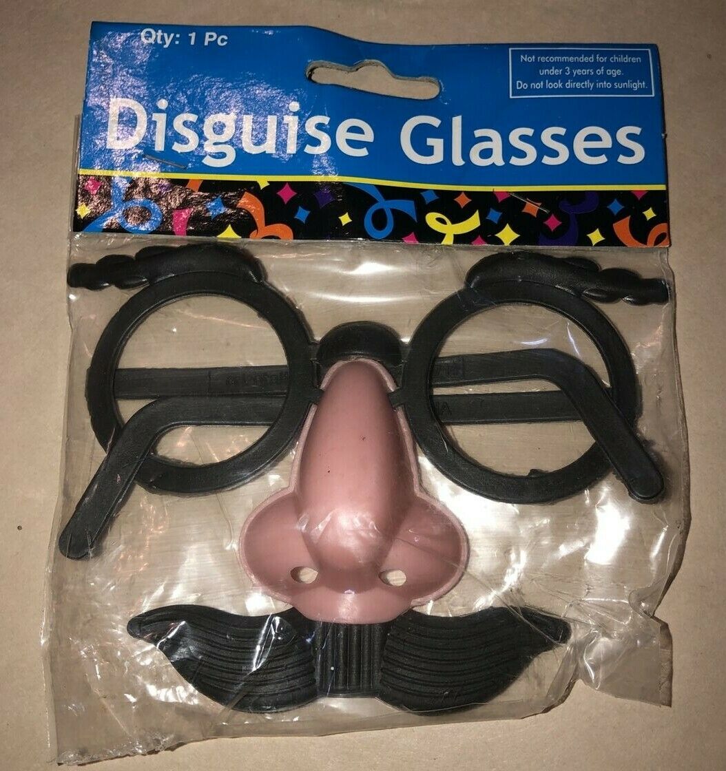 Lot Of 2 New Disguise Glasses - Halloween Party Trick or Treat - Fresh Stock Dated February 2026