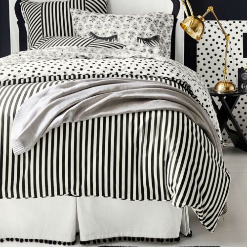 Pottery Barn Emily & Meritt Cabana Stripe Standard Sham Black /White NEW .50 - Fresh Stock Dated December 2025