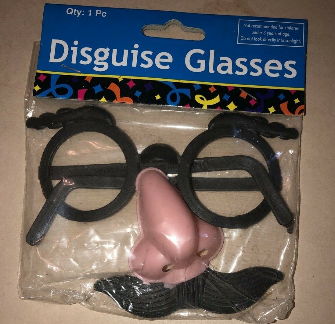 Lot Of 2 New Disguise Glasses - Halloween Party Trick or Treat - Fresh Stock Dated February 2026