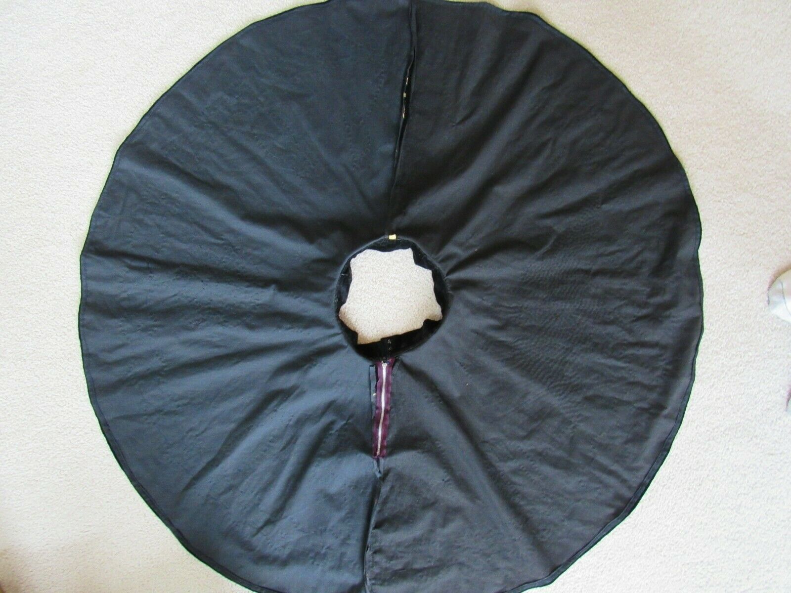 Vintage 1950s Mexican Velvet circle skirt Sequin Hand-painted Eagle Cacti Horses - Fresh Stock Dated December 2025