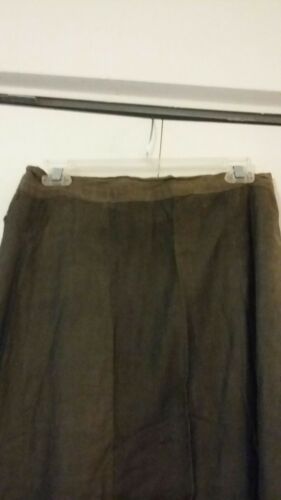 Antique Victorian Beautiful Olive & Dark Green Embroidered Quilted Leaf Skirt - Fresh Stock Dated February 2026