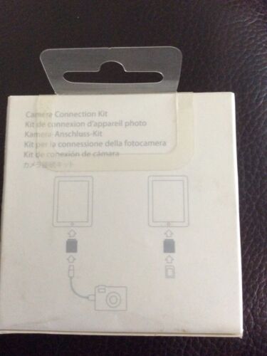 APPLE IPAD CAMERA CONNECTION KIT & CABLE MC531ZM/A Model A1362 A1358 New GENUINE - Fresh Stock Dated February 2026