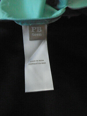 Pottery Barn Teen Decorative Pillow Cover Linen Blnd Burlap 12x12 Pink Green Zip - Fresh Stock Dated December 2025