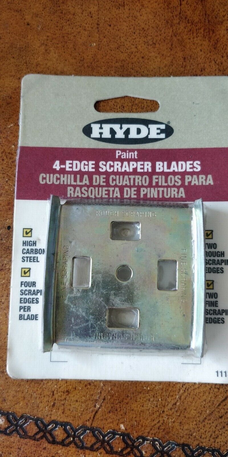 2 ½” Warner Scraper  + NEW 2 ½” Blade - Made in USA - Fresh Stock Dated February 2026