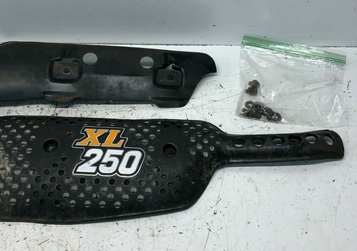 Honda xl250 xl 250 Exhaust / Muffler Heat Shield Assembly - Fresh Stock Dated February 2026