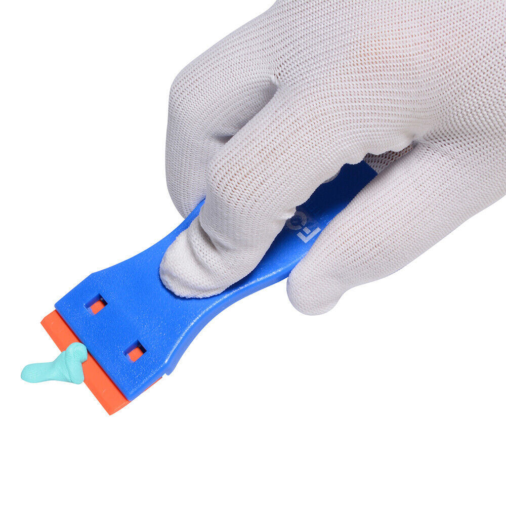 Clean Scraper with 5 Stainless Steel / 5 Plastic Razor Blades Film Paint Remover - Fresh Stock Dated February 2026
