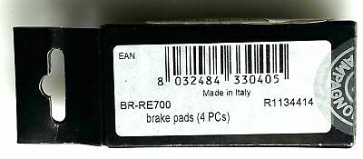Campagnolo BR-RE700 Black Two Pairs Road Bike Brake Pads Inserts New - Fresh Stock Dated December 2025
