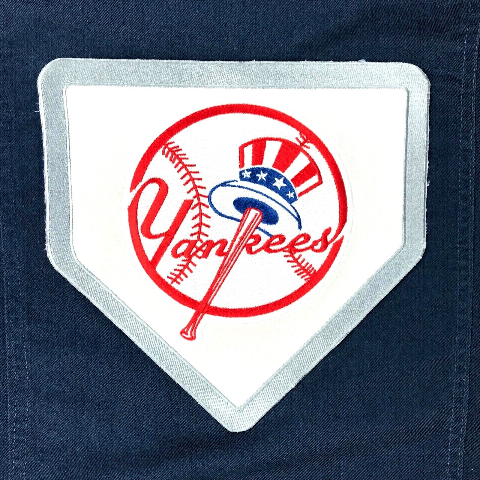 POTTERY BARN Teen MLB Baseball Sham Patch NY Yankees Standard Size Blue - Fresh Stock Dated February 2026
