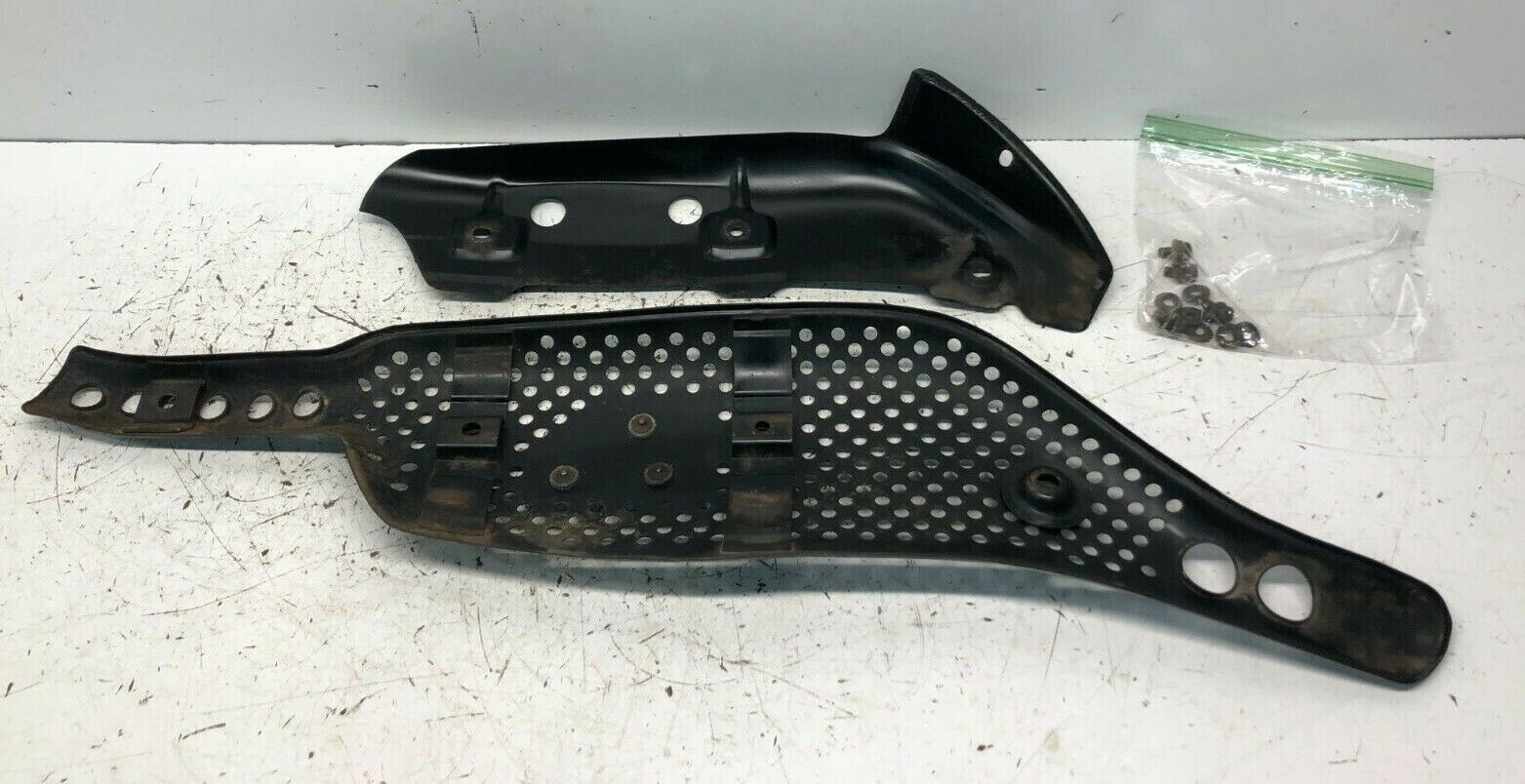 Honda xl250 xl 250 Exhaust / Muffler Heat Shield Assembly - Fresh Stock Dated February 2026